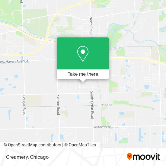 Creamery map