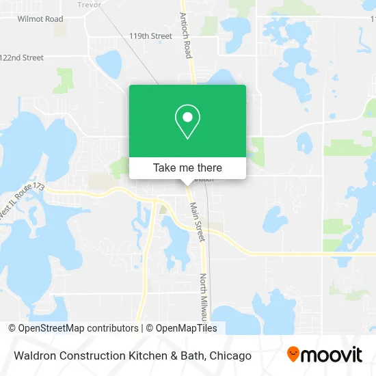 Waldron Construction Kitchen & Bath map