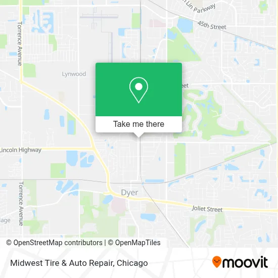 Midwest Tire & Auto Repair map