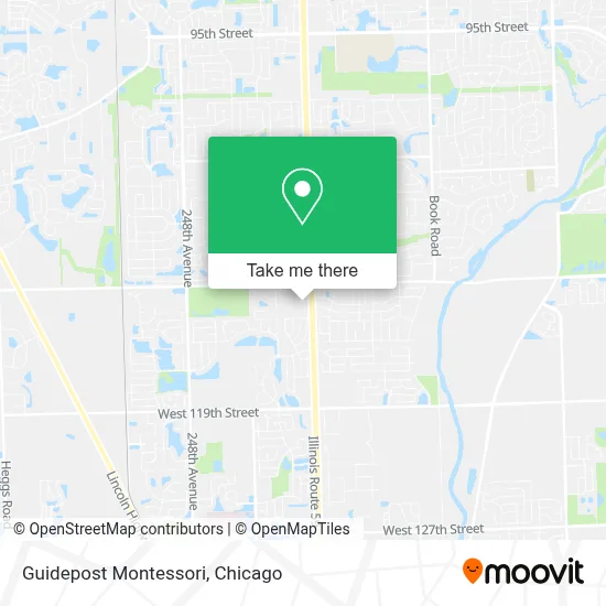 Guidepost Montessori map