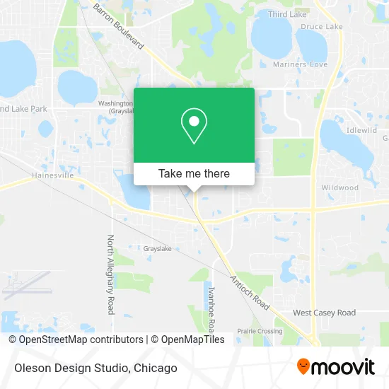 Oleson Design Studio map