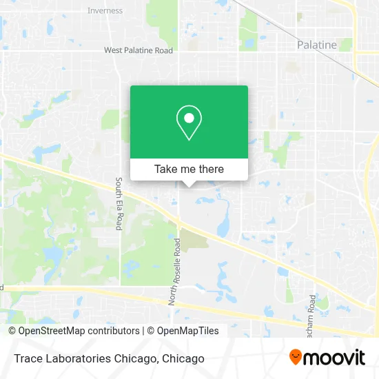 Trace Laboratories Chicago map