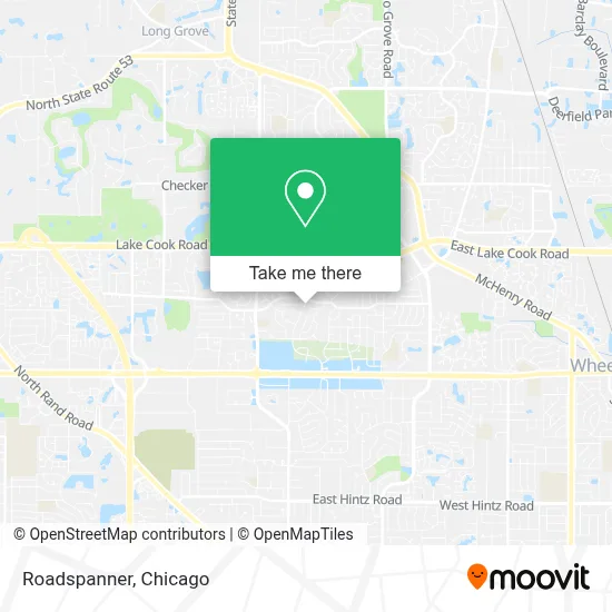 Roadspanner map