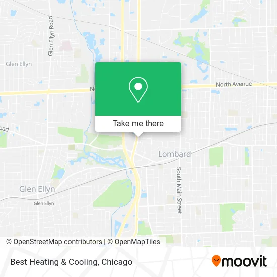 Best Heating & Cooling map