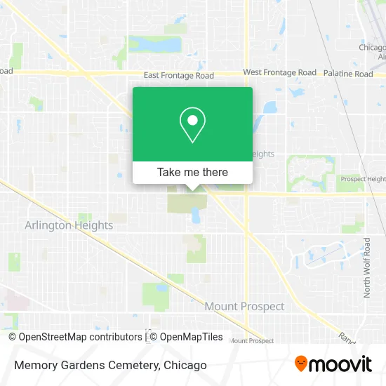 Memory Gardens Cemetery map