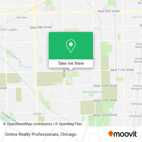 Online Realty Professionals map