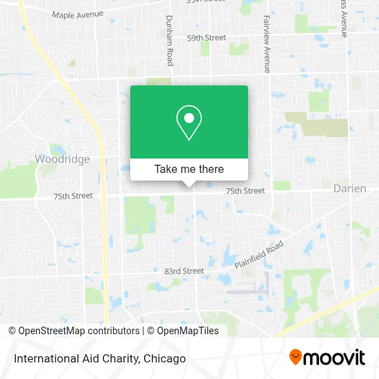 International Aid Charity map