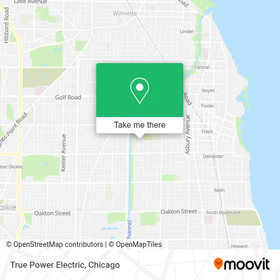 True Power Electric map