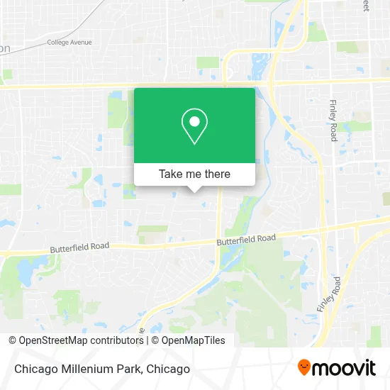 Chicago Millenium Park map