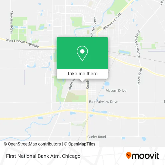 First National Bank Atm map