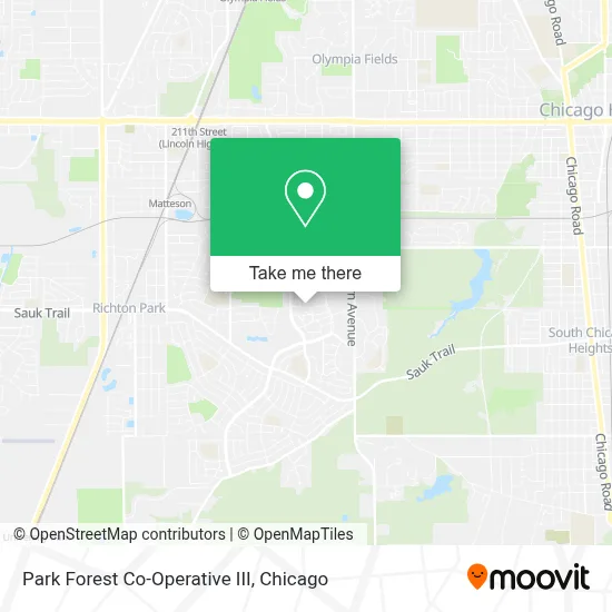 Park Forest Co-Operative III map