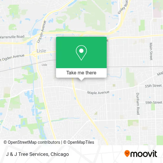 J & J Tree Services map
