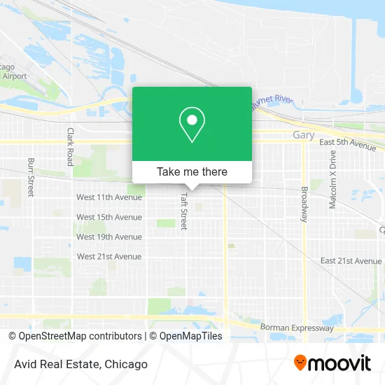 Avid Real Estate map