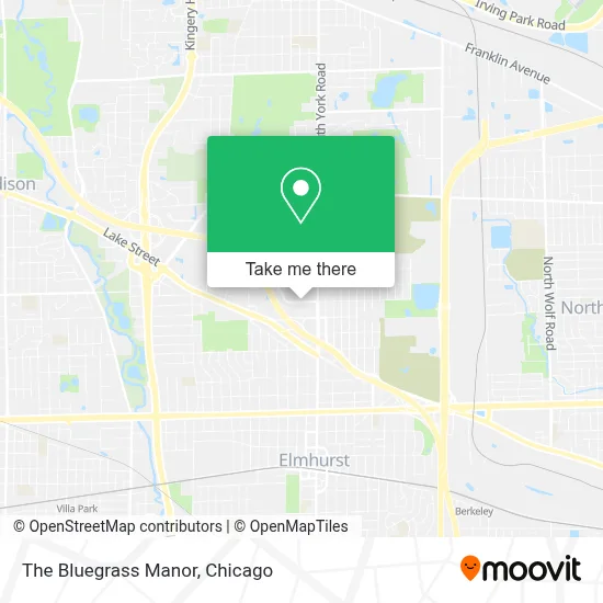 The Bluegrass Manor map