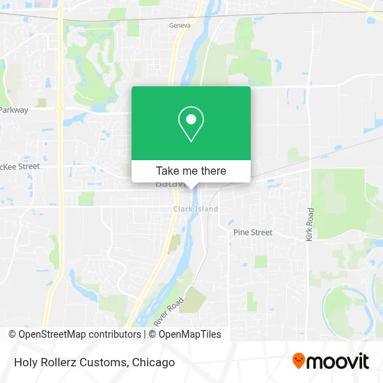 Holy Rollerz Customs map
