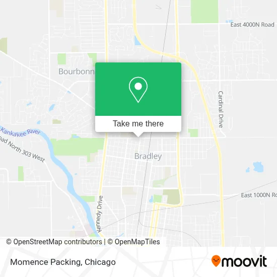 Momence Packing map