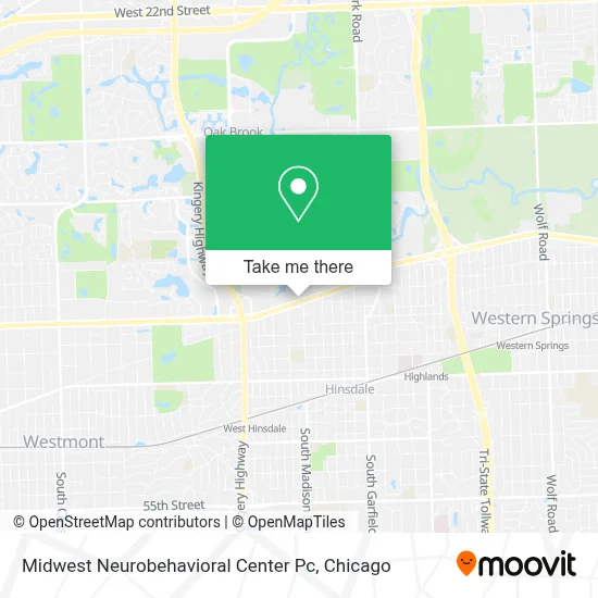 Midwest Neurobehavioral Center Pc map