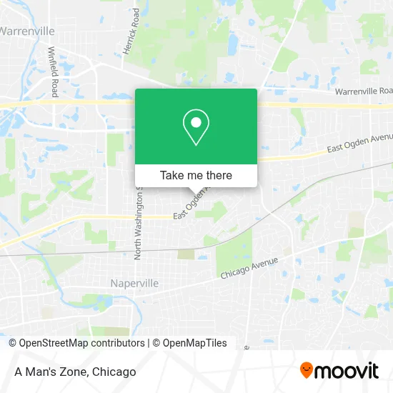 A Man's Zone map