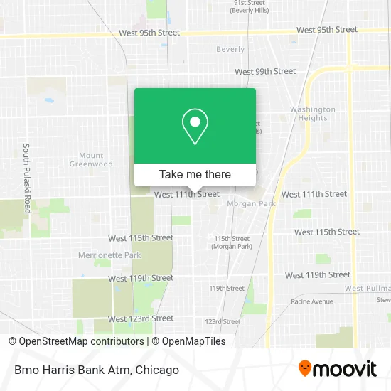 Bmo Harris Bank Atm map