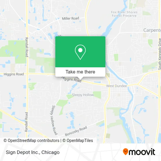 Sign Depot Inc. map