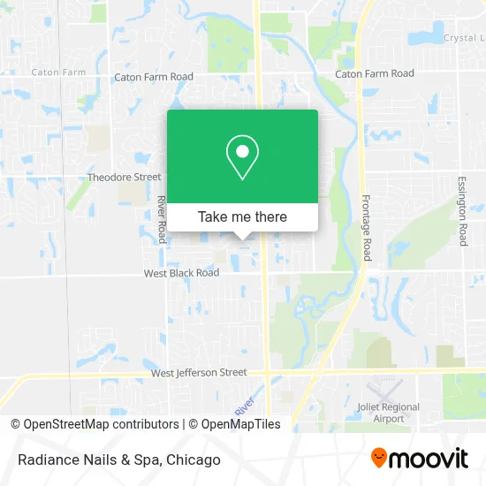 Radiance Nails & Spa map