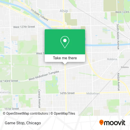 Game Stop map