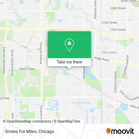 Smiles For Miles map