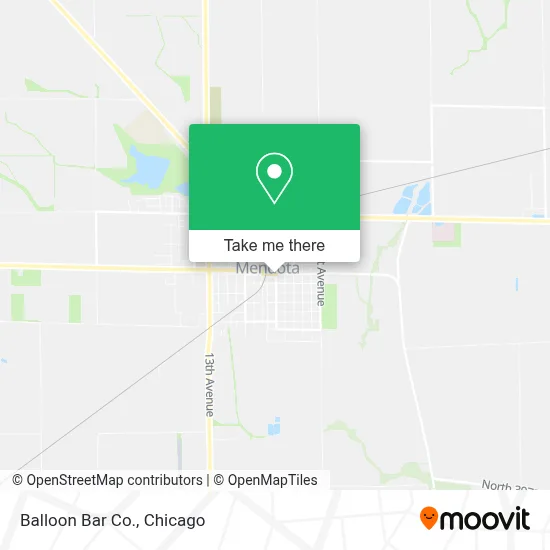 Balloon Bar Co. map