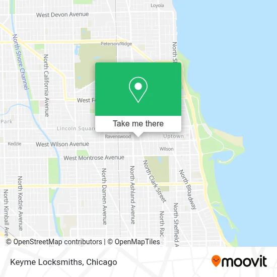 Keyme Locksmiths map