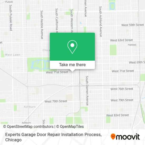 Experts Garage Door Repair Installation Process map