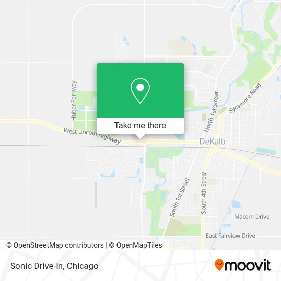 Sonic Drive-In map