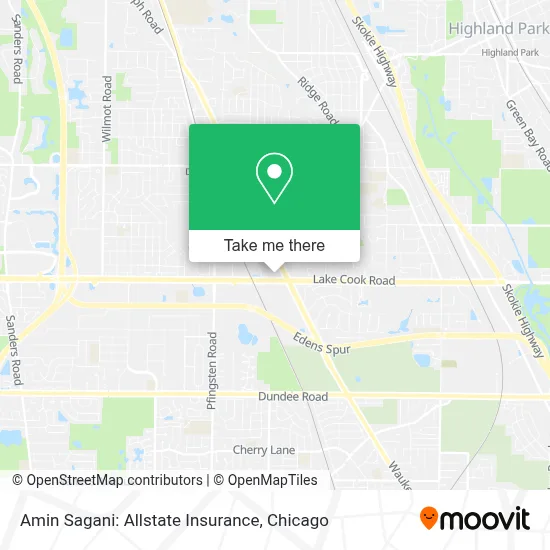 Amin Sagani: Allstate Insurance map