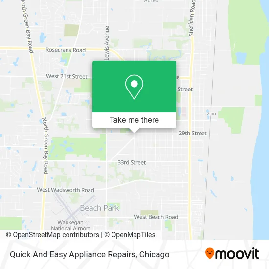 Quick And Easy Appliance Repairs map