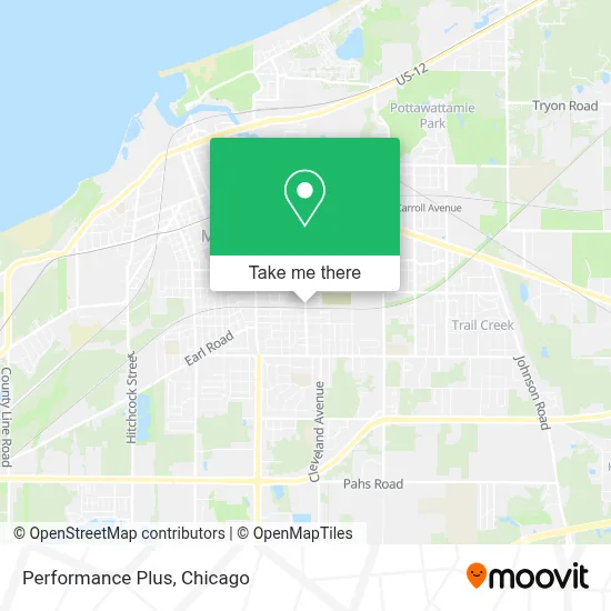 Performance Plus map