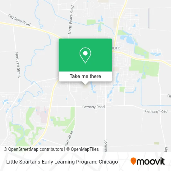 Little Spartans Early Learning Program map