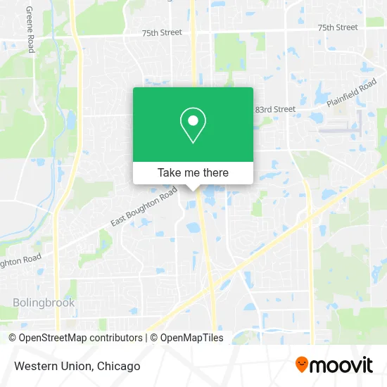 Western Union map