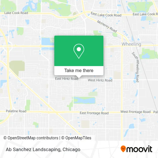 Ab Sanchez Landscaping map