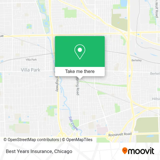 Best Years Insurance map