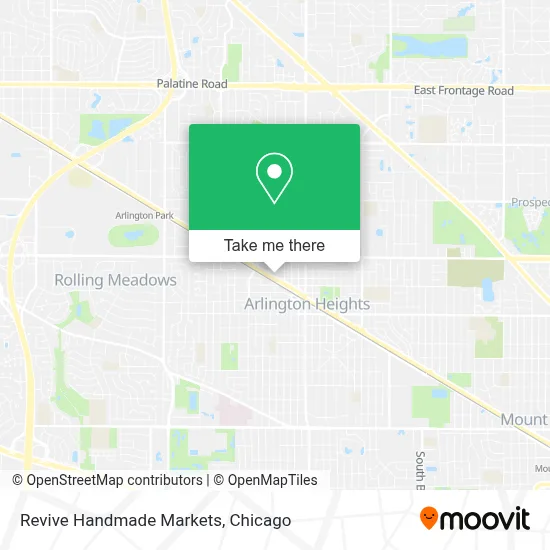 Revive Handmade Markets map