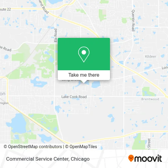 Commercial Service Center map
