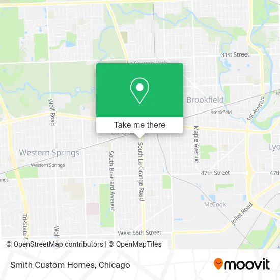 Smith Custom Homes map