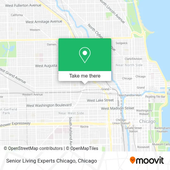 Senior Living Experts Chicago map