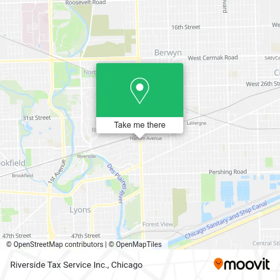 Riverside Tax Service Inc. map