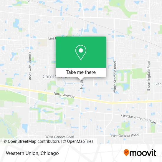 Western Union map