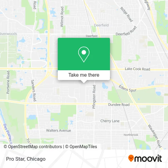 Pro Star map