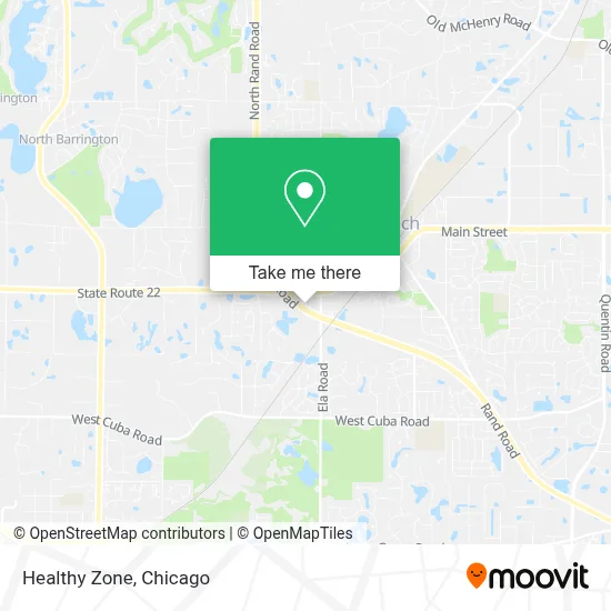 Healthy Zone map