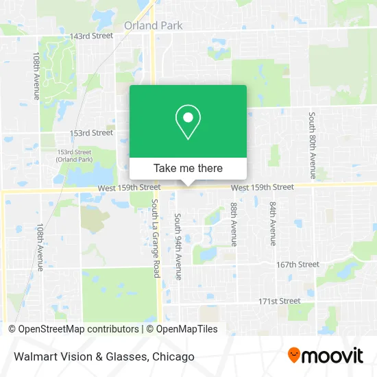 Walmart Vision & Glasses map