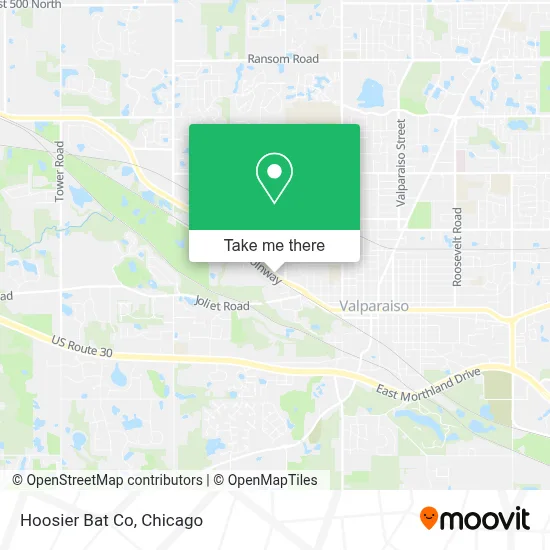 Hoosier Bat Co map