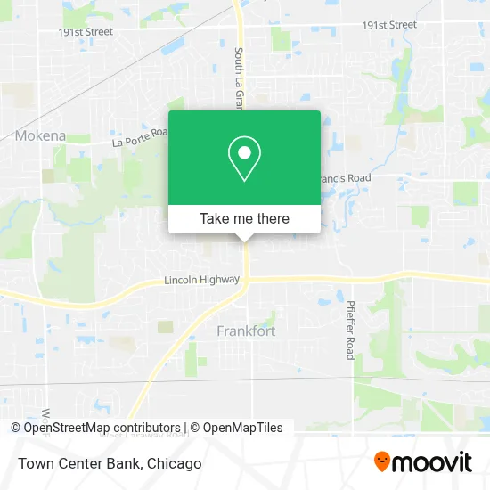 Town Center Bank map