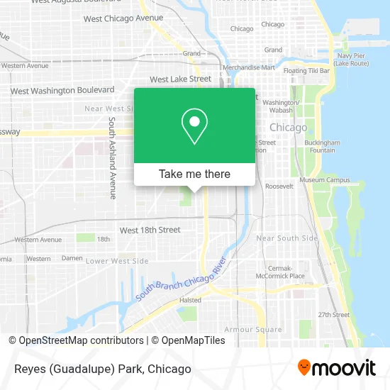 Reyes (Guadalupe) Park map